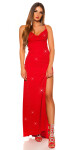 Sexy KouClaMaxi evening gown with WOW!back cutout black Einheitsgroesse