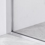 HOPA - Walk-in sprchovací kút LAGOS - Farba rámu zásteny - Hliník chróm, Rozmer A - 140 cm BCLAGO14CC
