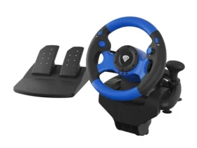 Genesis Seaborg 350 / Herný volant a pedále / natočenie o 180 ° / Vibrácie / USB / Pre PC, PS4, PS3, Xbox ONE, SWITCH (NGK-1566)