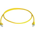 Telegärtner 100009133 RJ45 sieťové káble, prepojovacie káble CAT 6A S/FTP 50.00 m žltá samozhášavý, bez halogénov, UL certifikácia 1 ks; 100009133