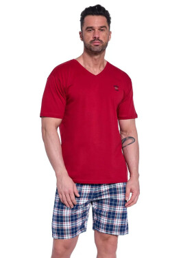 Pánske pyžamo Cornette 326/180 XXL Bordó