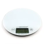 Esperanza EKS003W Mango kuchynská váha biela / max hmotnosť 5 kg / indikátor vybitia batérie (EKS003W)