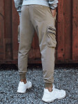 Pánske cargo nohavice béžové FashionStreet UX4302 L