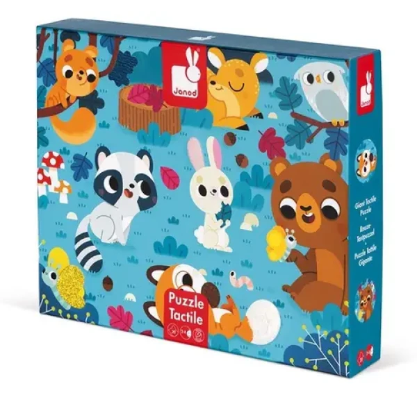 JANOD Hmatové puzzle Lesné zvieratká