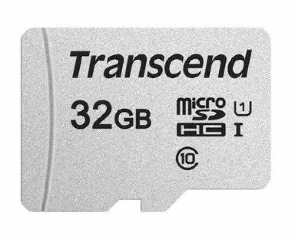 Transcend 300S Micro SDHC 32GB / UHS-I / U1 / R: 95MBs / W: 25MBs (TS32GUSD300S)