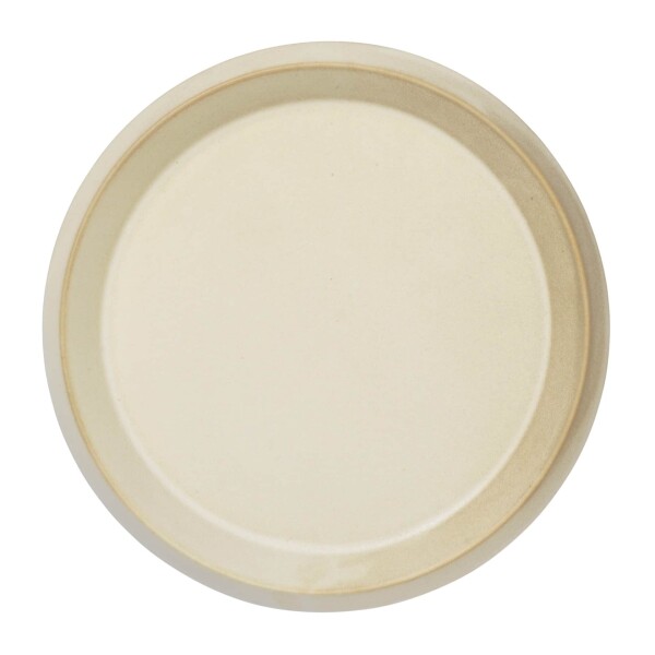 Ferm Living Kameninový tanier Erena Cream Ø 22 cm