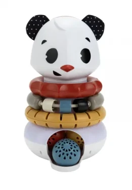 Tiny Love Hudobná pyramída s krúžkami Tiny Rockers Panda