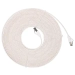 Extralink CAT.8 U/FTP biela / Patch kábel / plochý / 40 Gbit/s / 10 m