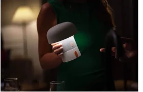 Sensa Play Mini šedá / Prenosná lampa / reproduktor (KO15-0101LS038-02)
