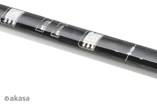 Akasa Vegas MB / LED páska / RGB multicolor / 50 cm / 15 LED / magnetická / 12V (AK-LD05-50RB)