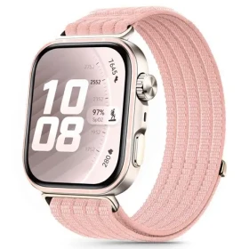Tech-Protect Nylon Strap ružová / Remienok / Huawei Watch Fit 3/4/4 Pro/5/5 Pro / nylonový