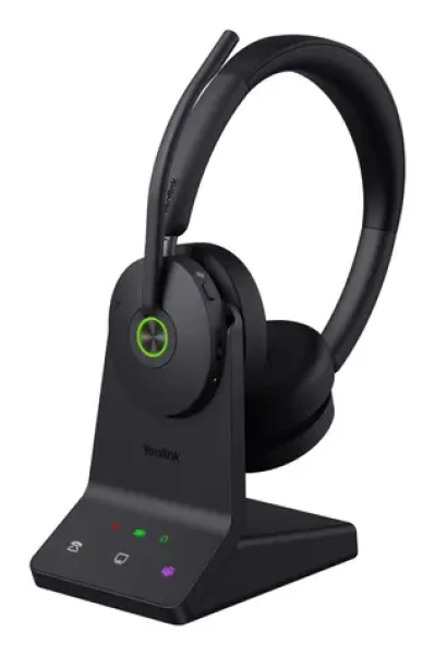 Yealink WH68 Hybrid (MS Teams) čierna / Stereo náhlavná súprava / mikrofón / Bluetooth 5.3 / USB-C (1208655)