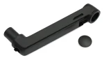 Ergotron LX matná čierna / Predlžovacie rameno / 23 cm / hliník (45-289-224)