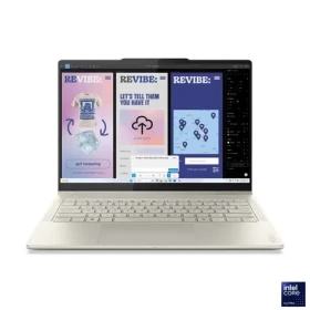 Lenovo Yoga 7 2-in-1 14ILL10 béžová / 14" 2.8K / Intel Core Ultra 7 258V 2.2Ghz / 32GB / 1TB SSD / Intel Arc / W11 Home (83JQ0040CK)