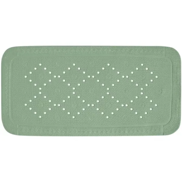 Spirella ALASKA protišmyková podložka do vane bazalkovo zelená / PVC / 71 x 36 cm