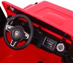 Mamido Detské elektrické autíčko Jeep Mighty 4x4 červené