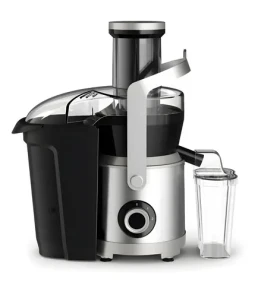 TEFAL ZE660D10 strieborno-čierna / Odšťavovač / 1000 W / 2 rýchlosti / nádoba na dužinu 2,2 l (ZE660D10)