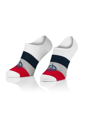 Pánské vzorované ponožky Cotton model 16125595 - Intenso Barva: bílá, Velikost: 44-46