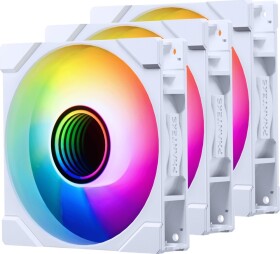 Phanteks PHANTEKS M25 Gen2 PWM D-RGB Lüfter, 3er-Pack - Reverse Blade, 120mm, weiß