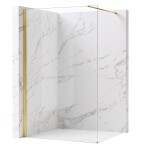 REA/S - Sprchová zástena Flexi Transparent / Gold 80 KPL-K99567