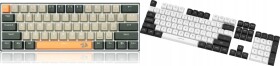 Redragon Redragon K606 Lakshmi Red switch (K606-OG&GY&BK) + A132 PBT Doubleshot Keycaps (A132)