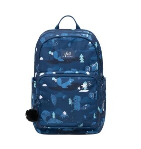 Ergonomický školský plecniak Frii of Norway Active 22l Dark Blue Forest EUR