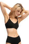 Fitness podprsenka Infinity soft black - JULIMEX černá M
