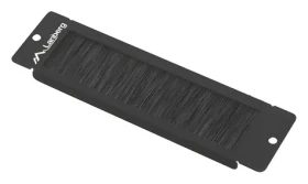 Lanberg AK-1104-B čierny / Kefový panel / pre 10" nástenné rozvádzače (AK-1104-B)