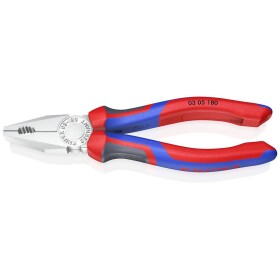 Knipex 03 05 180 dielňa kombinované kliešte, 180 mm, DIN ISO 5746; 03 05 180