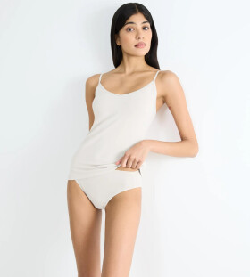 Sloggi GO Daily Cotton - Špagetový top z česanej organickej bavlny Sloggi SILK WHITE S