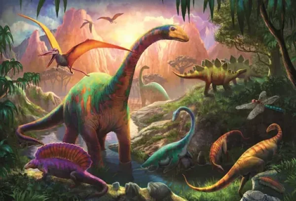 Trefl - Puzzle - Svet dinosaurov