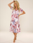 Košeľa De Lafense 776 Violet w/r 3XL-4XL Berry 4XL
