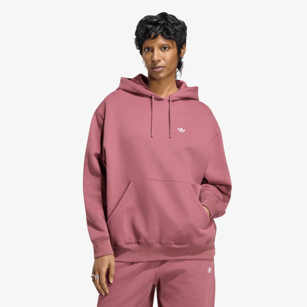 Mikina adidas Essentials Oversized Fleece Hoodie Quiet Crimson XS