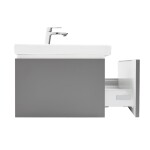 Kúpeľňová skrinka s umývadlom SAT Feel 120x30x44, 8 cm antracit mat SATFEEL120ANTU4BA SATFEEL120ANTU4BA