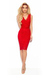 Dámske šaty 383-1 - NUMOCO Červená S