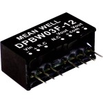 MEAN WELL DPBW03F-05 DC / DC menič napätia, modul 300 mA 3 W Počet výstupov: 2 x; DPBW03F-05