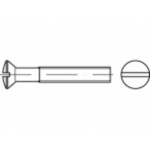 TOOLCRAFT TO-5452674 skrutky so zápustnou šošovkovou hlavou M4 10 mm drážka mosaz 200 ks; TO-5452674