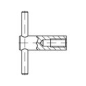 TOOLCRAFT 137860 kolíková matica M12 DIN 6305 ocel leštené 1 ks; 137860