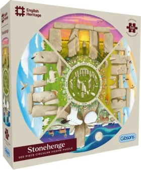 GIBSONS Okrúhle puzzle English Heritage: Stonehenge
