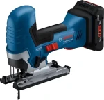 BOSCH GST 18V-125 S Professional modrá/čierna / Aku priamočiara píla / 18V / solo bez batérie / L-BOXX (06015B2000)