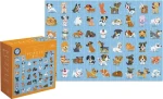 INTERDRUK Puzzle so samolepkami Psíci
