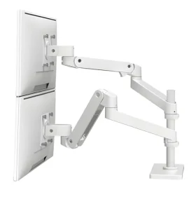 Ergotron LX Pro Dual Stacking Arm biela / Stolné rameno pre 2 monitory (45-690-290)