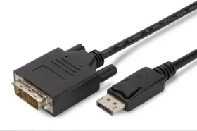 MicroConnect DisplayPort 1.2 - DVI-D Kábel MM / 1m / 6mm / Dual-Link / 1920 x 1080 / čierna (DP-DVI-MM-100)