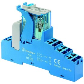 Finder 4C.P2.9.024.0050 väzobné relé, 24 V/DC, 8 A, 2 prepínacie, Tray, 1 ks; 4C.P2.9.024.0050-10