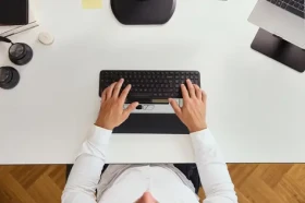 Contour RollerMouse Go + Dock / Myš s ergonomickou podložkou / 4000 DPI / Bluetooth 5.1 / bezdrôtová (CDRMGO10213)