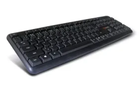 C-TECH KB-102-BL Slim CZ/SK PS/2 čierna KB-102-BL