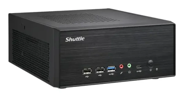 Shuttle XPC slim XB860G2 čierna / Barebone / LGA1851 / Intel B860 / 2x SO-DIMM DDR5 / M.2 NVMe / 2x LAN (XB860G2)
