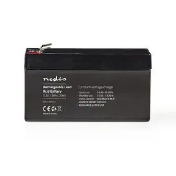 Nedis Dobíjací olovený akumulátor / Olovené / Dobíjací / 12 V / 1300 mAh (BALA130012V)