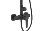 INVENA - Sprchový stĺp FIRA čierna AU-71-D04-V