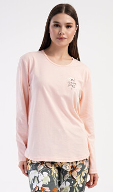 Dámske dlhé pyžamo Mariana khaki 3XL